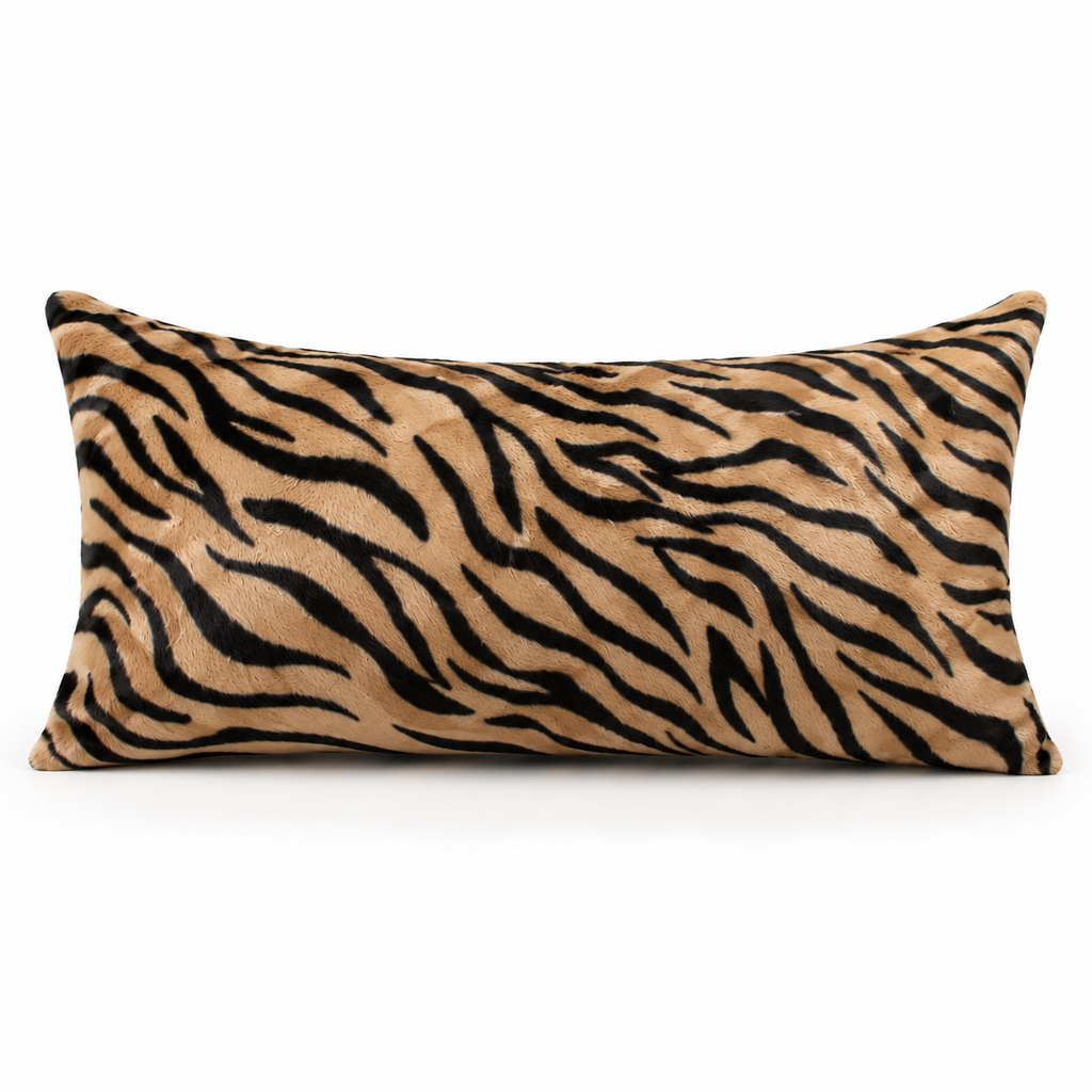 Luxe Animal Print Throw Pillow Cover | Leopard, Zebra & Giraffe Accent Pillow | Plush Decorative Cushion Cover | Statement Home Decor