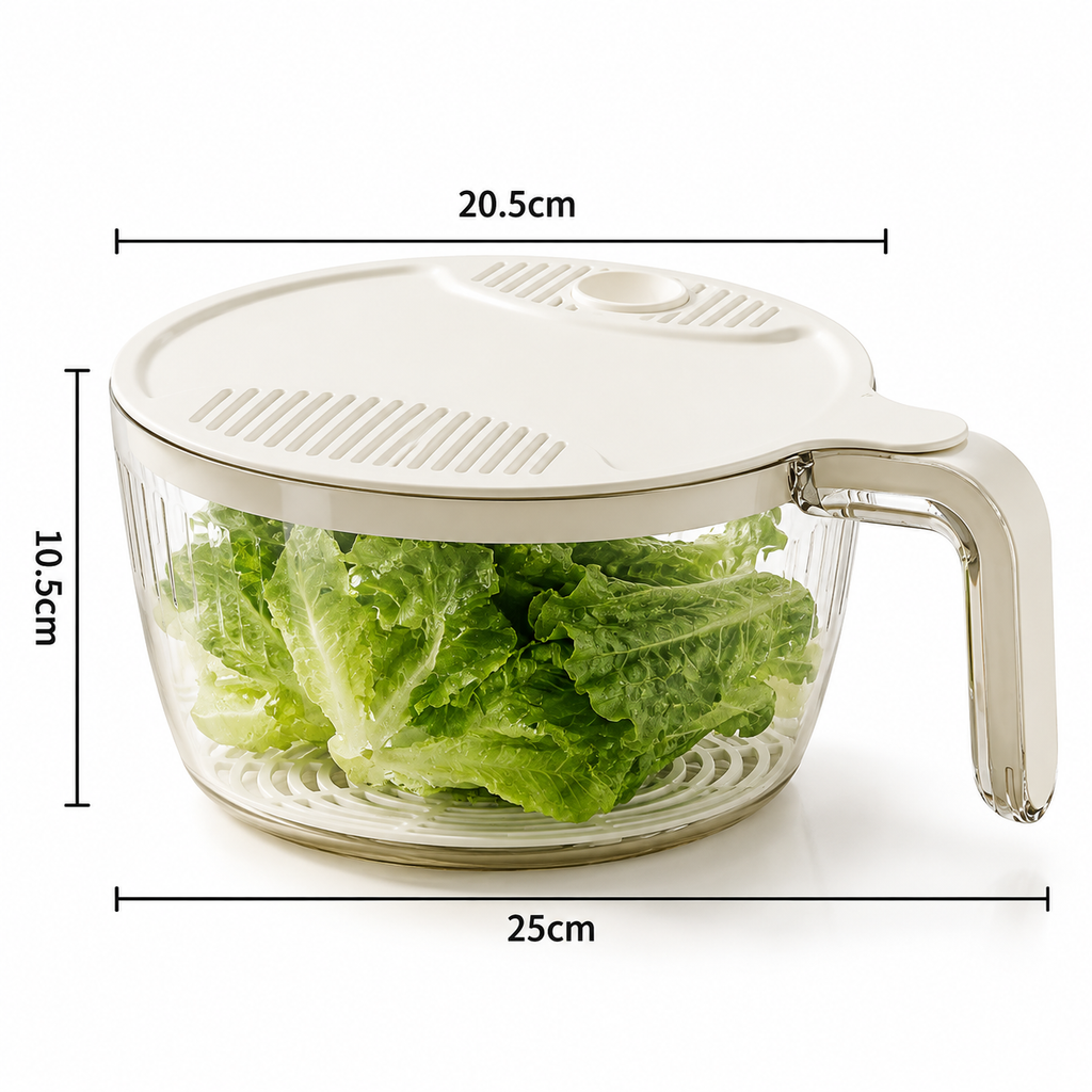 2-in-1 Rice & Vegetable Washer Bowl – Multifunctional Kitchen Strainer & Drainer