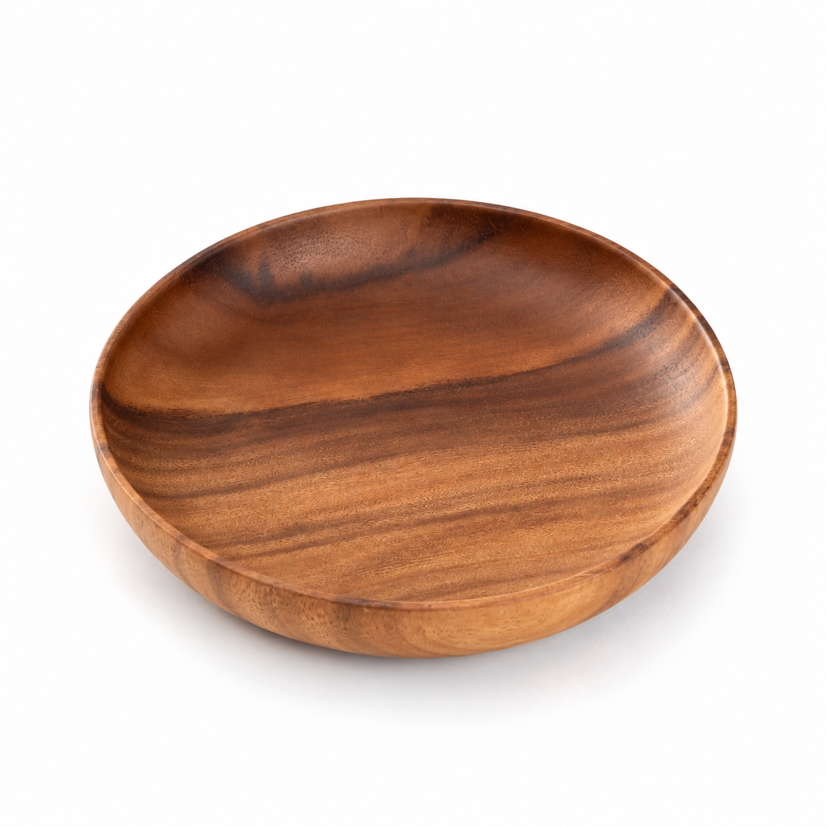 Natural Wooden Serving Bowl | Handcrafted Wood Bowl | Rustic Kitchen & Table Decor
