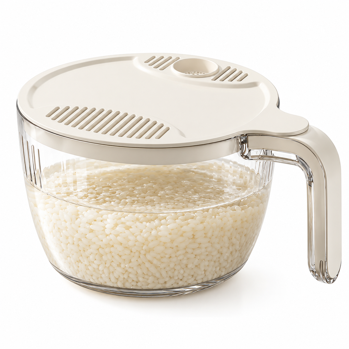 2-in-1 Rice & Vegetable Washer Bowl – Multifunctional Kitchen Strainer & Drainer